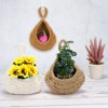 Unique Bargains Handmade Natural Durable Space-saving Hanging Basket 2 Pcs - image 4 of 4