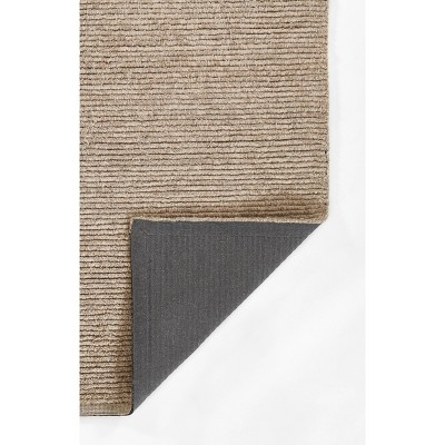 Natural Wool Hand-Tufted Runner Rug with Cotton Backing