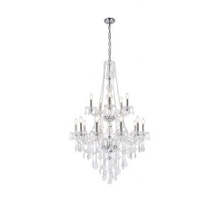 Elegant Lighting Verona 15 - Light Chandelier in  Chrome - 1 of 3