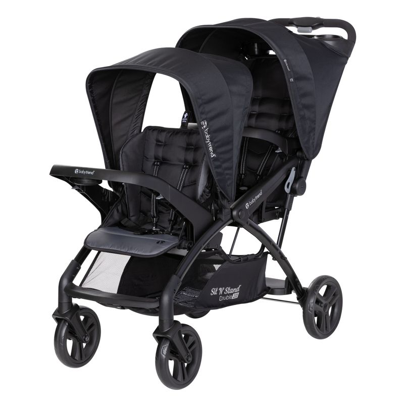 Baby Trend Sit N&#39; Stand Double 2.0 Stroller - Madrid Black, 1 of 16