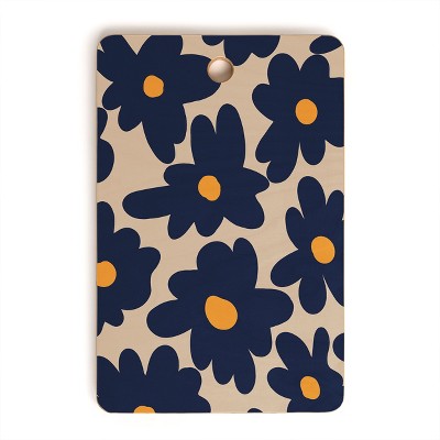 Miho mini floral garden Rectangle Cutting Board - Deny Designs