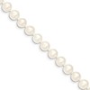 Black Bow Jewelry 7-8mm, White FW Cultured Pearl & 14k Yellow Gold Clasp Necklace - 2 of 4