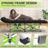 Sportneer Camping Cot, Folding Camping Cot Bed for Adults Sleeping 1200D Double Layer Oxford Portable Folding Outdoor - 3 of 4