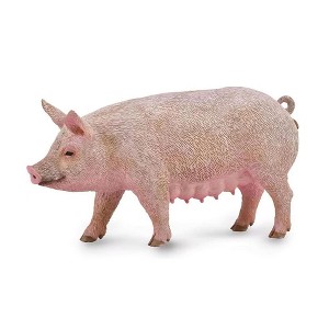 Breyer Animal Creations CollectA Farm Life Collection Miniature Figure | Sow - 1 of 4