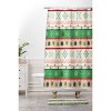21"x34" Pimlada Phuapradit Snowflake Stripes Memory Foam Bath Rug Green/Red - Deny Designs - 2 of 3