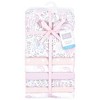Hudson Baby Infant Girl Cotton Poly Flannel Receiving Blankets Bundle, Dreamy Unicorn, One Size - 2 of 4