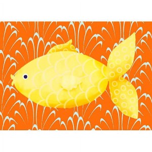 Oopsy Daisy's Lenny the Fish Canvas Wall Art - Size 14x10 - 1 of 1