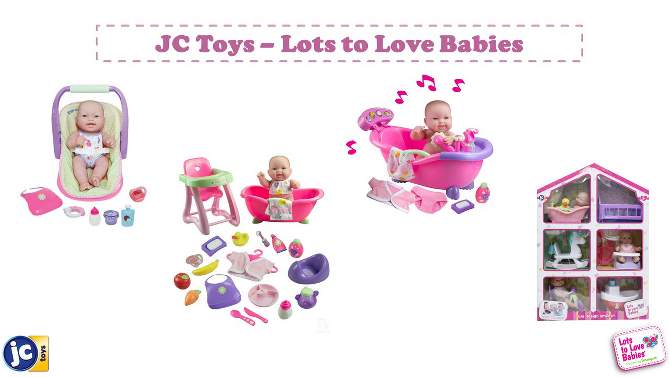 JC Toys Lots to Love Babies 10&#34; Doll, 2 of 5, play video