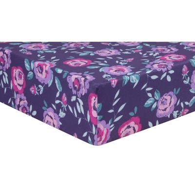 Trend Lab Fitted Crib Sheet - Floral