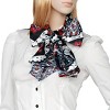 Slickblue Silk Purple Scarf with Multi-Patterns - Soft, Lightweight Shawl with Vibrant and Fashionable Design, 2 Size - 3 of 4