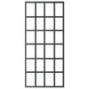 vidaXL Sliding Door ESG Glass and Aluminum 35.4"x80.7" Black - 3 of 4