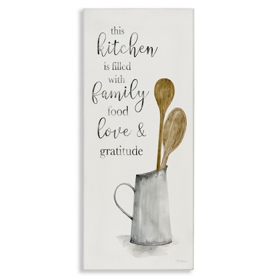 Stupell Industries This Kitchen Family Phrase, 20" x 48"