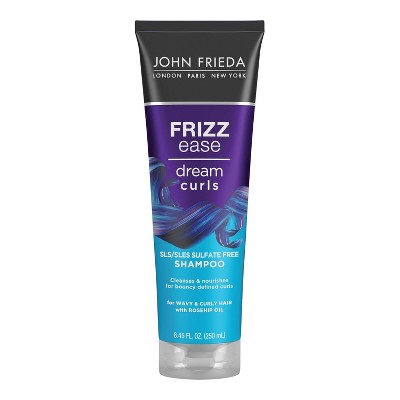 John Frieda Frizz Ease Dream Curls Shampoo, Sulfate-Free for Curly Hair, Helps Frizz, Defines - 8.45oz