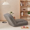 NicBex Folding Lazy Floor Sofa Convertible Sofa Bed Backrest Adjustable in 18 Positions Comes with 2 Soft Pillows - 2 of 4