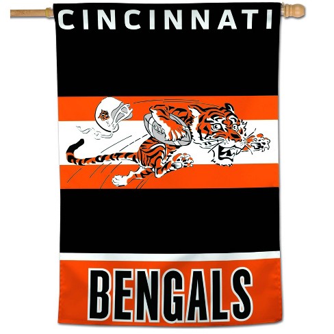 NFL Cincinnati Bengals 28'x40' Retro Banner Flag