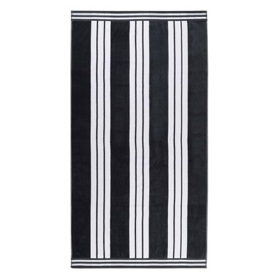 Striped Oversized Extra Large Cotton Beach Towel Set by Blue Nile Mills