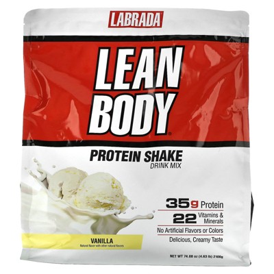Labrada Nutrition Lean Body, Protein Shake Drink Mix, Vanilla, 4.63 lbs (2,100 g)