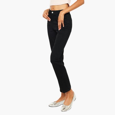 Kancan Essentials Estelle Women’s High Rise Slim Straight Jeans