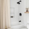 WOWOW Single Handle 5-Spray Tub and Shower Faucet 1.8 GPM with High Pressure Showerhead in (Valve Included) - 4 of 4