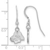Black Bow Jewelry Sterling Silver East Carolina Pirates NCAA Dangle Earrings - 2 of 3