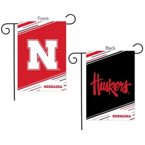 University of Nebraska NCAA Licensed Double-Sided Garden Flag 12" x 18" Briarwood Lane - 1 of 3