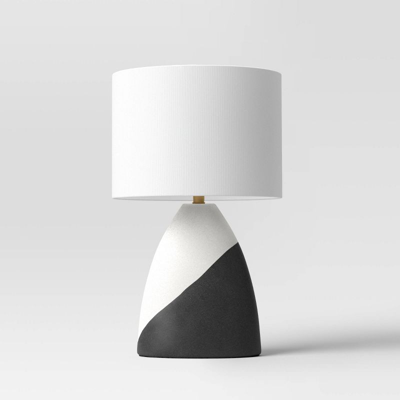 Modern Table Lamp Black/White - Threshold™, 1 of 9