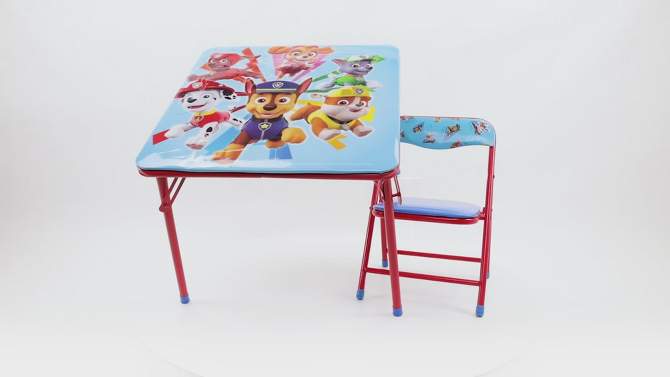 PAW Patrol Table and Chair Furniture Set for Kids for Activity  Drawing and Eating, 2 of 14, play video