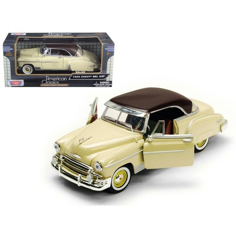 1950 Chevrolet Bel Air Cream 1/24 Diecast Model Car By Motormax : Target