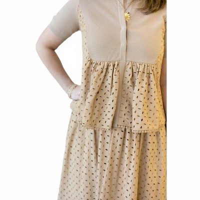 Women's Eyelet Blouse - current air