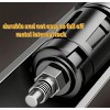 LunaLuLink One-click retractable shower rod: universal for all materials, arc design + thickened pad to prevent scratches. - 4 of 4