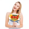 Big Dot of Happiness Funny Fire Up the Grill - Summer BBQ Picnic Party Photo Booth Props Kit - 10 Piece - 2 of 4