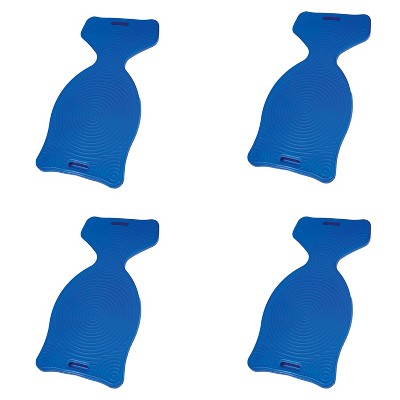 SwimWays Aquaria Float Saddle Seat Chair with Cell Foam for Adult and Kid Pool Water, Beach, or Lake Lounge Floating and Swimming, Blue (4 Pack)