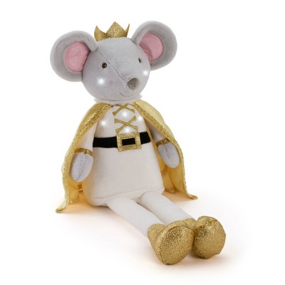 FAO Schwarz 12" Glow Brights Mouse King Plush