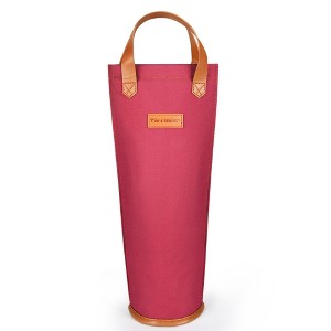 Tirrinia Single Bottle Wine Gift Bag, Insulated Padded Thermal Wine Cooler Bag - 1 of 4