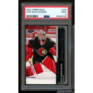 Filip Gustavsson Rookie Card 2021-22 Upper Deck #225 PSA 9 - 1 of 2