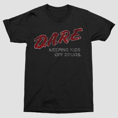 Men's D.A.R.E. Short Sleeve Graphic T-Shirt - Black M