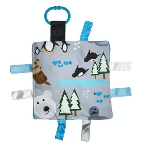 Baby Jack The Learning Lovey Arctic Animals Polar Bear Penguins Crinkle Sensory Tag Toy 8" x 8" - 1 of 4