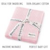Bleu La La , 100% Luxury Organic Cotton Ribbed Baby Swaddle Blanket for Newborn and Infant Boys and Girls - 3 of 4