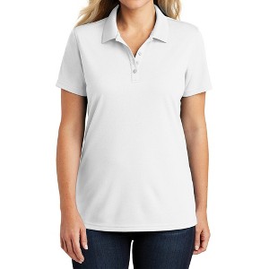 Mafoose Women's Moisture-Wicking Dry Zone Short Sleeve UV Micro-Mesh Polo Shirt - 1 of 4