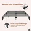 Jojoka Twin/Full/Queen Metal Bed Frame, 6/8/10/14" High Platform with Iron Slats, No Box Spring or Screws Needed, Heavy Duty Support Up to 800 lbs - 4 of 4