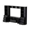 Entertainment Wall Unit, 112.50x16.90x78.70 In Multifunctional TV Stand, Media Storage Cabinet With 13 Shelves, 8 Drawers And 2 Cabinets - 4 of 4