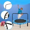 VisioGear Trampoline, Exercise Trampoline with Foam Handle, Round Bouncer for Kids, Blue, 48"*48"*35" - 3 of 4