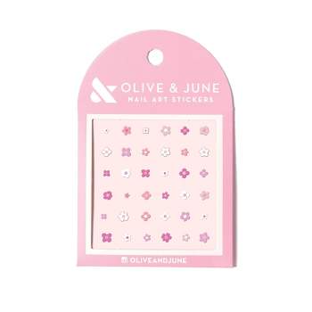 Olive & June Nail Art Stickers - Mod Floral - 36ct