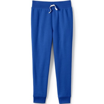 Lands' End School Uniform Little Kids Fleece Jogger Sweatpants - Medium -  Cobalt : Target