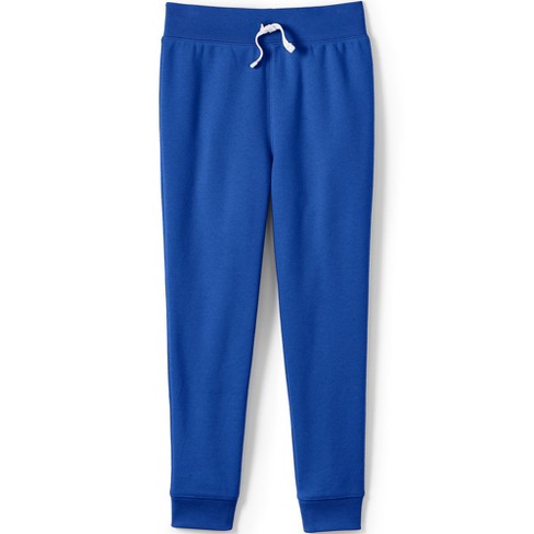 Lands' End School Uniform Little Kids Fleece Jogger Sweatpants - Large ...