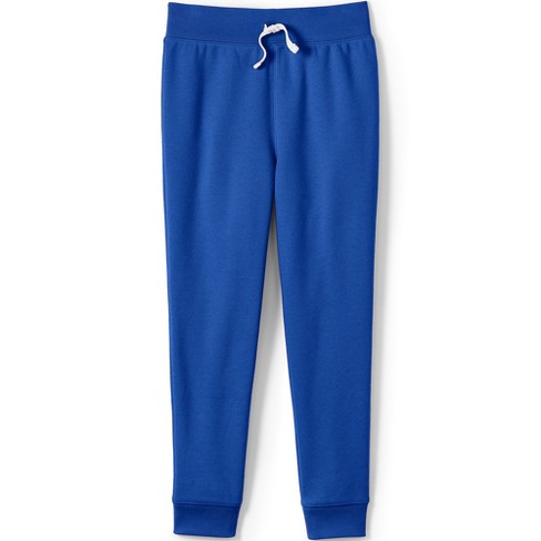 Lands' End School Uniform Little Kids Fleece Jogger Sweatpants - Medium -  Cobalt : Target