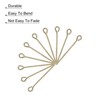 Unique Bargains DIY Craft Necklaces Bracelets Earrings Jewelry Making Iron 21 Gauge Eye Pins 500 Pcs - 4 of 4