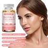 Mulittea Biotin with Collagen Supplement– Support Strong Nails, Shiny Hair & Glowing Skin – 120 Vegan Capsules - 2 of 4