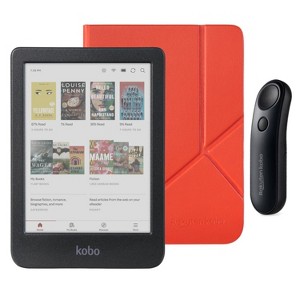 Kobo Clara Colour (Black) eReader with SleepCover & Black Remote Page Turner Bundle - 1 of 4