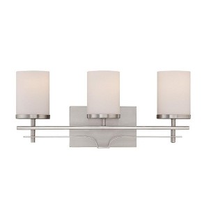 Savoy House Colton 3 - Light Vanity in  Satin Nickel - 1 of 1